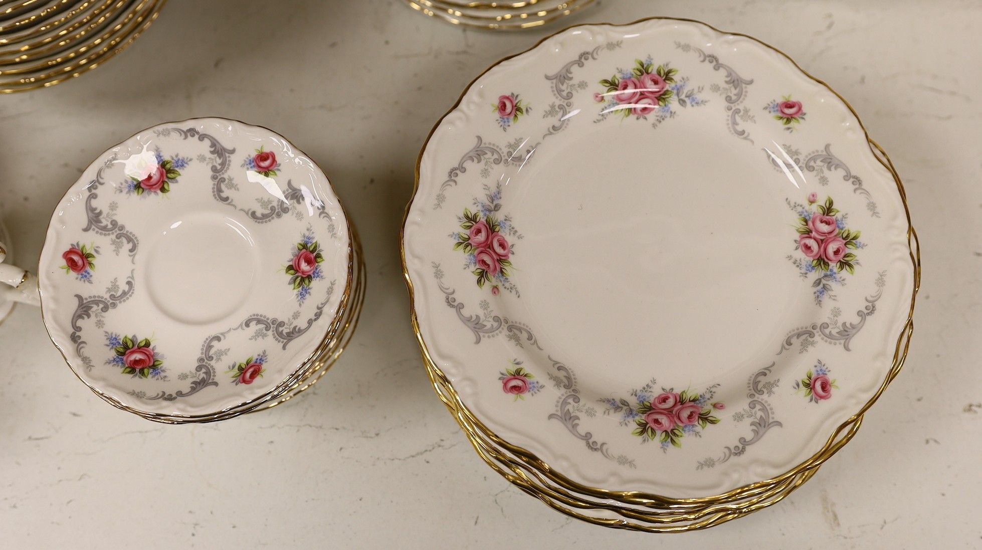 A large quantity of Royal Albert “Tranquility”, dinner and tea service